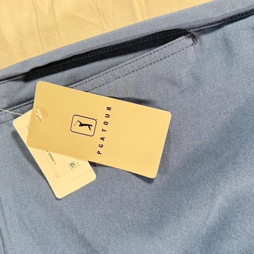 PGA Tour Eco-Focused Blue Men's Shorts. Size 42 - Picture 5 of 6